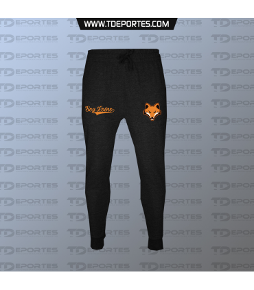 Pantalon de buzo Algodon Negro- Soy Loino