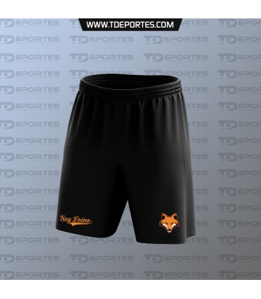 Short de futbol color negro- Soy Loino