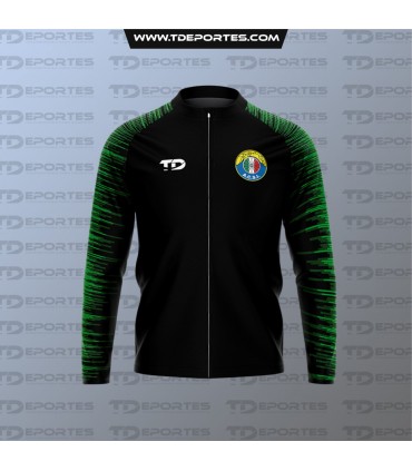 POLERON CIERRE COMPLETO AUDAX ITALIANO 2022- COLOR NEGRO VERDE