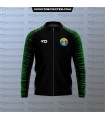 POLERON CIERRE COMPLETO AUDAX ITALIANO 2022- COLOR NEGRO VERDE