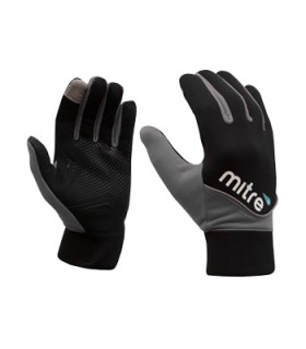 GUANTES STRETCH MITRE NEGRO/GRIS