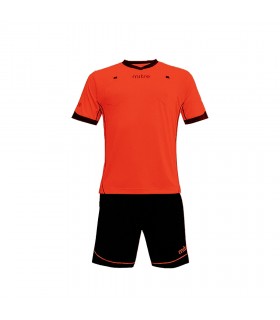 UNIFORME ARBITRO MITRE COLOR NARANJO FLUOR / NEGRO