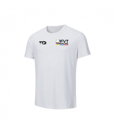 POLERA ENTRENAMIENTO VARON TENIS PLAYA VENEZUELA-BLANCO