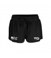 SHORT DAMA TENIS PLAYA VENEZUELA- NEGRO