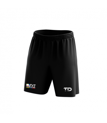 SHORT VARON TENIS PLAYA VENEZUELA- NEGRO