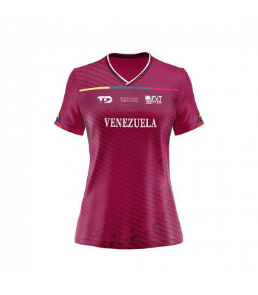 POLERA OFICIAL TENIS PLAYA VENEZUELA - DAMA ( A PEDIDO 2 SEMANAS)