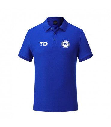 POLERA PIQUE AZULINA OSORNO-POLIESTER TACTO ALGODON
