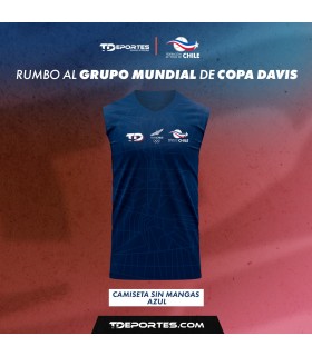 POLERA SIN MANGA COLOR AZUL TENIS 2024