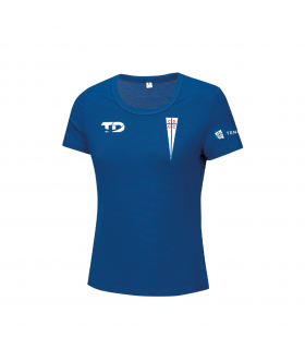Polera UC Dry Fit Microperforada azul DAMA