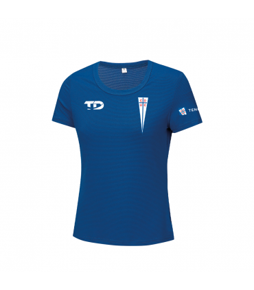 Polera UC Dry Fit Microperforada azul DAMA