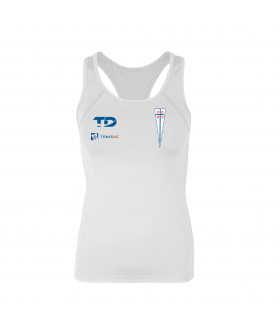 POLERA SIN MANGA UC Dry Fit Sport DAMA BLANCA